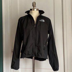 North Face Small Black Zipup Windbreaker